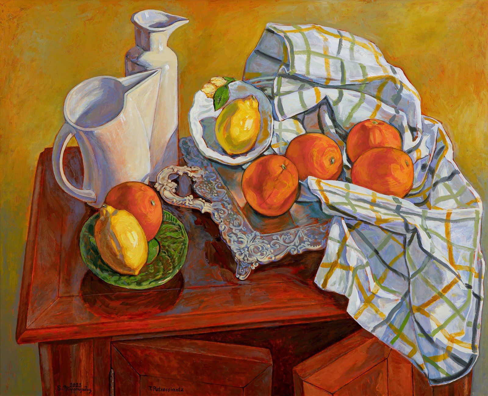 Before Breakfast, acrylic on canvas