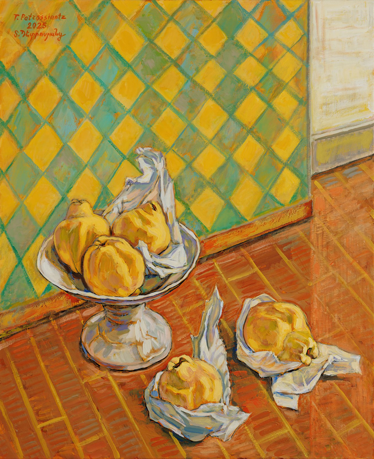 In the Corner of the Old Kitchen, acrylic on canvas